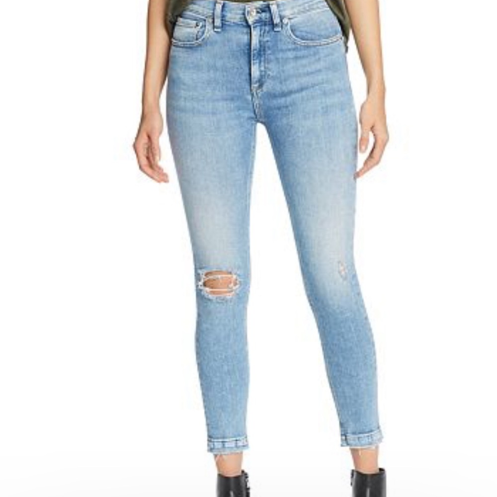 Rag&bone light blue skinny jeans